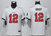 Women Nike Tampa Bay Buccaneers 12 Brady White Alternate Vapor Limited Jersey,baseball caps,new era cap wholesale,wholesale hats